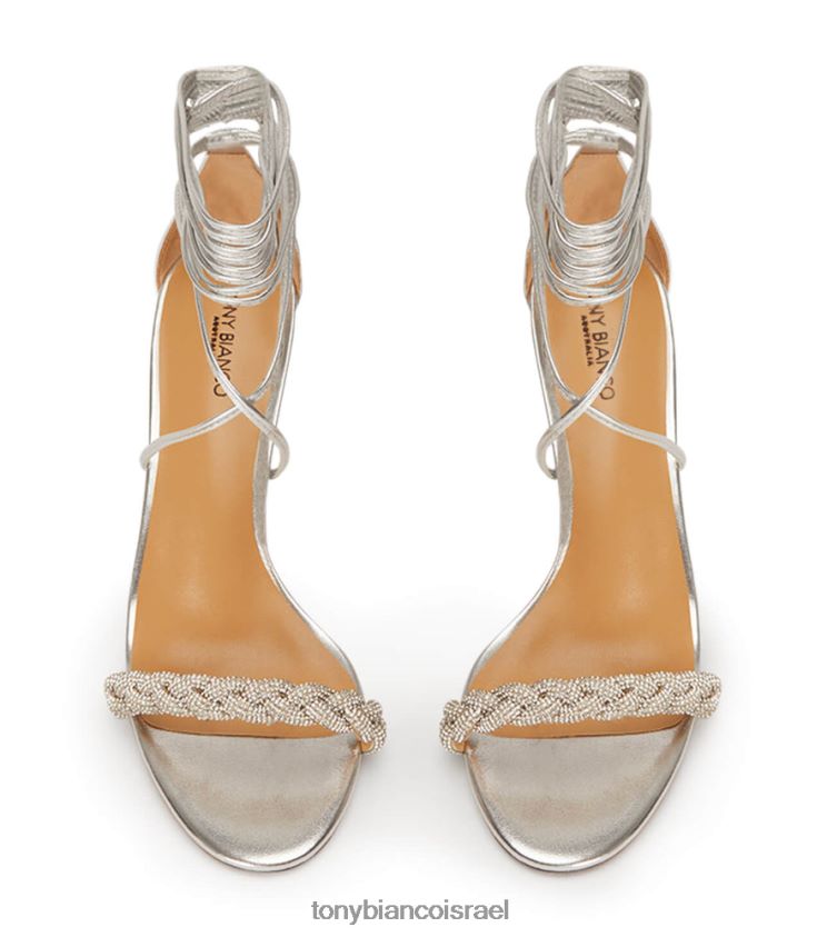 נעלי עקב | נשים נאפה מטאלי כסוף Tony Bianco עקבים של הנלי 8BNR8T275